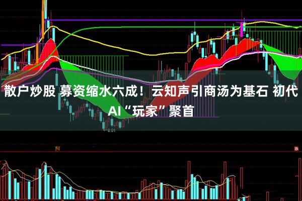 散户炒股 募资缩水六成！云知声引商汤为基石 初代AI“玩家”聚首